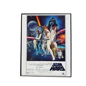 Star Wars Episode IV: A New Hope Framed Poster Print Vintage Artwork